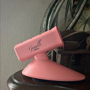 Pink Hair Styling Flat Iron Holder